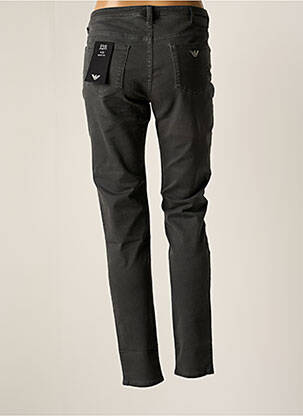 Blugi cu croială slim gri EMPORIO ARMANI femeie