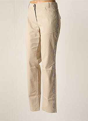 Pantalon slim bej MARC CAIN femeie