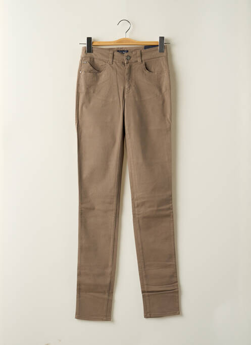 Pantalon slim maro ARMANI femeie