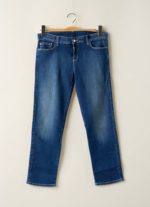 Blugi cu croială slim albastru EMPORIO ARMANI femeie