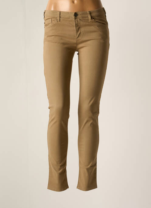 Pantalon slim maro EMPORIO ARMANI femeie