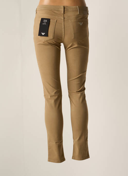 Pantalon slim maro EMPORIO ARMANI femeie