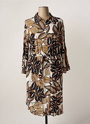 Rochie midi maro REVER MILE femeie