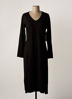 Rochie midi mâneci lungi mâneci lungi negru AGATHE & LOUISE femeie
