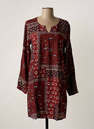 Rochie scurtă mâneci lungi mâneci lungi maro AGATHE & LOUISE femeie