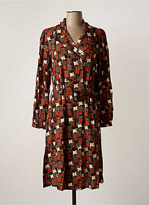 Rochie midi portocaliu AGATHE & LOUISE femeie