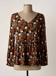 Tricou mâneci lungi mâneci lungi portocaliu AGATHE & LOUISE femeie