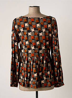 Tricou mâneci lungi mâneci lungi portocaliu AGATHE & LOUISE femeie