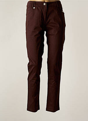 Pantalon slim talie elastică mărime normală negru AGATHE & LOUISE femeie