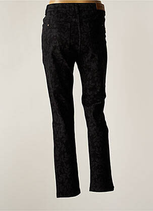 Pantalon slim țesătură poplin mărime normală negru AGATHE & LOUISE femeie