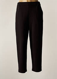 Pantalon slim talie elastică mărime normală negru AGATHE & LOUISE femeie