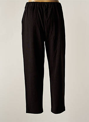 Pantalon slim talie elastică mărime normală negru AGATHE & LOUISE femeie