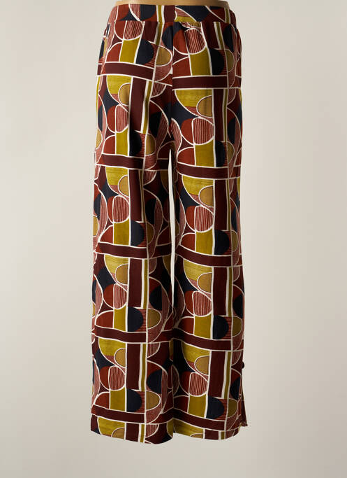 Pantalon larg maro AGATHE & LOUISE femeie