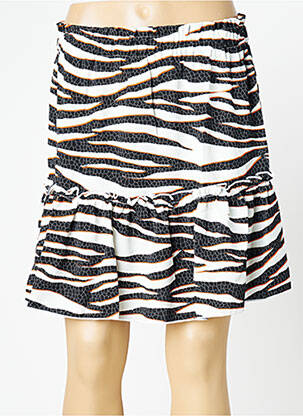 Fustă scurtă negru VOYELLES femeie