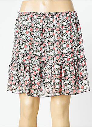 Fustă scurtă negru VOYELLES femeie