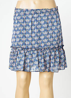 Fustă scurtă albastru VOYELLES femeie