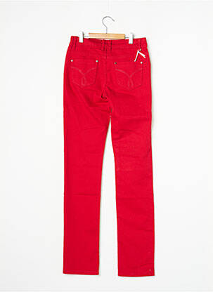 Pantalon slim roșu ONADO femeie
