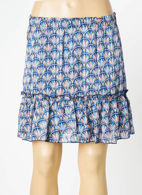 Fustă scurtă albastru VOYELLES femeie