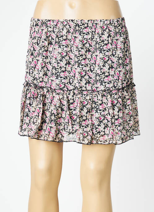 Fustă scurtă negru VOYELLES femeie