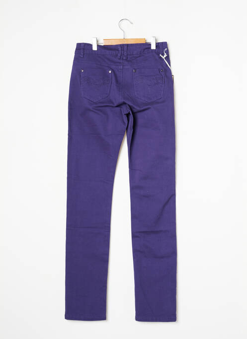 Pantalon slim violet ONADO femeie