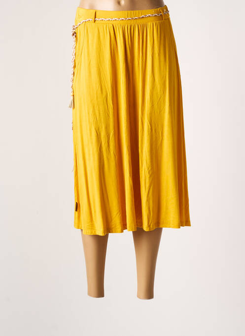 Fustă midi galben RAGWEAR femeie