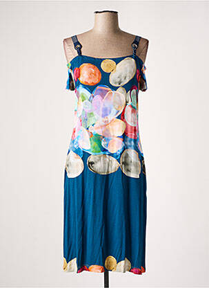 Rochie midi albastru LO! LES FILLES femeie