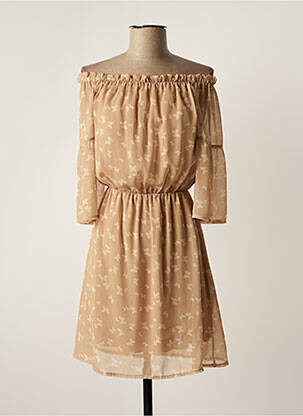 Rochie scurtă bej GAUDI femeie