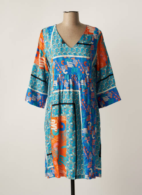 Rochie midi albastru MADE IN SENS femeie