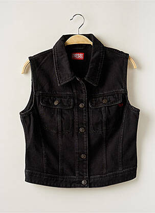 Jachete casual guler de bluză negru DIESEL fată