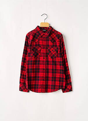 Cămașă cu mâneci lungi roșu DIESEL băiat