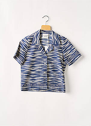 Cămașă albastru LES COYOTES DE PARIS fată