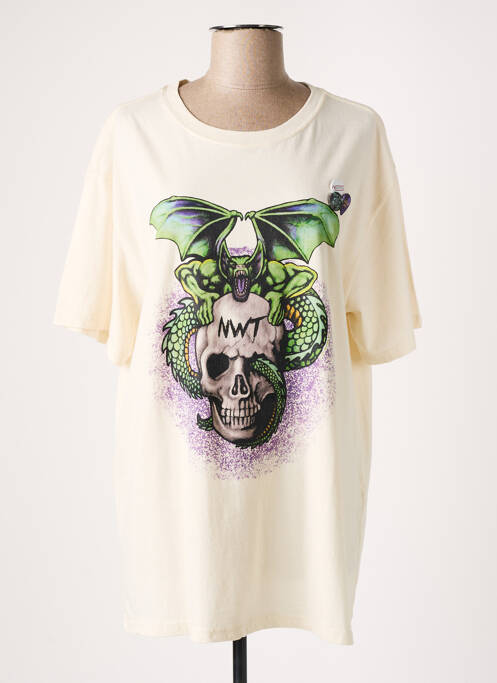 Tricou bej NEWTONE femme