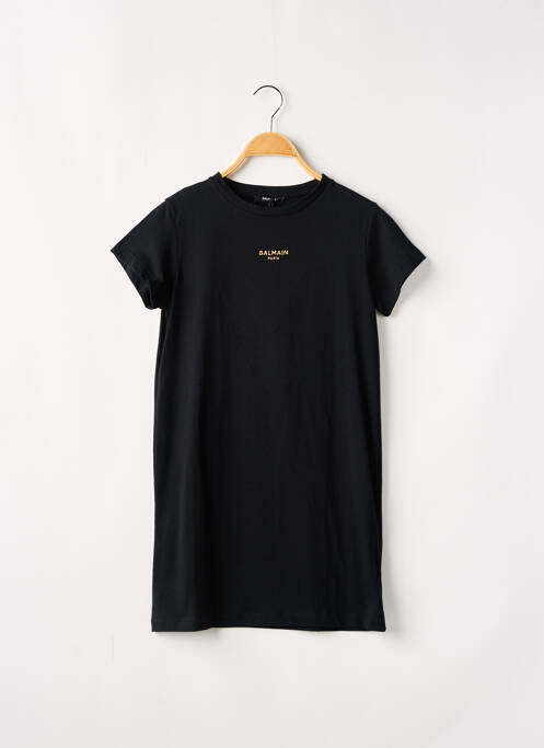 Rochie midi negru BALMAIN fată