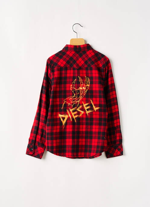 Cămașă cu mâneci lungi roșu DIESEL băiat