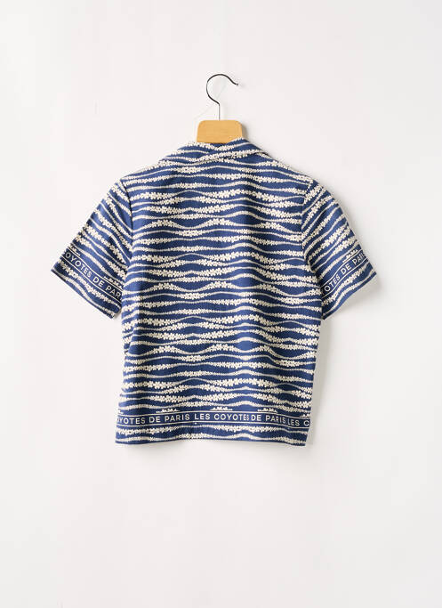 Cămașă albastru LES COYOTES DE PARIS fată