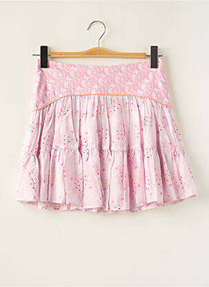 Fustă scurtă roz CHLOE fată