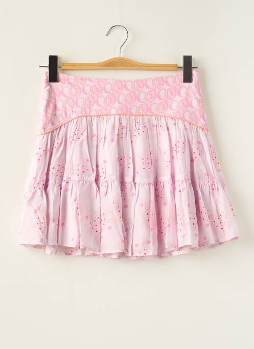 Fustă scurtă roz CHLOE fată