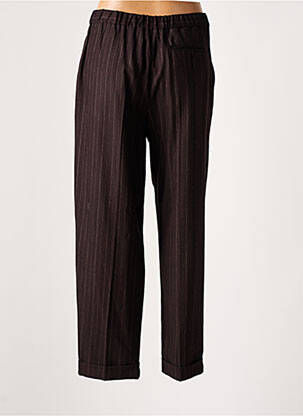 Pantalon drept maro LEON & HARPER femeie