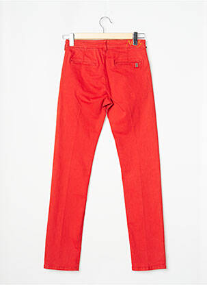 Pantalon chino țesătură poplin mărime normală roșu NOTIFY femeie