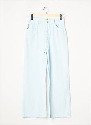 Pantalon larg albastru BELLEROSE femeie