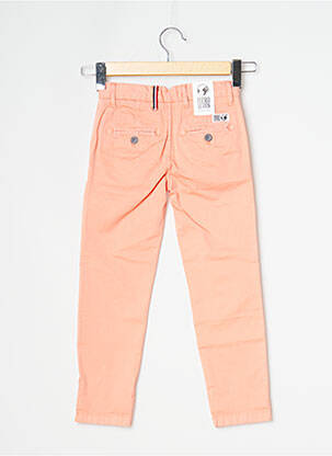 Pantalon chino țesătură poplin roz HERO SEVEN fată