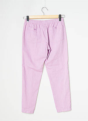 Pantalon slim mărime normală talie elastică violet HARTFORD fată