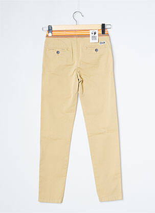 Pantalon chino talie elastică talie elastică bej HERO SEVEN fată