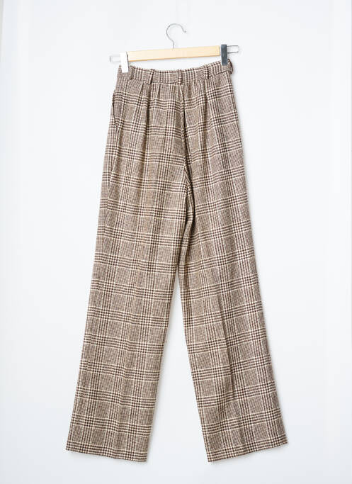 Pantalon larg bej LAURENCE BRAS femeie