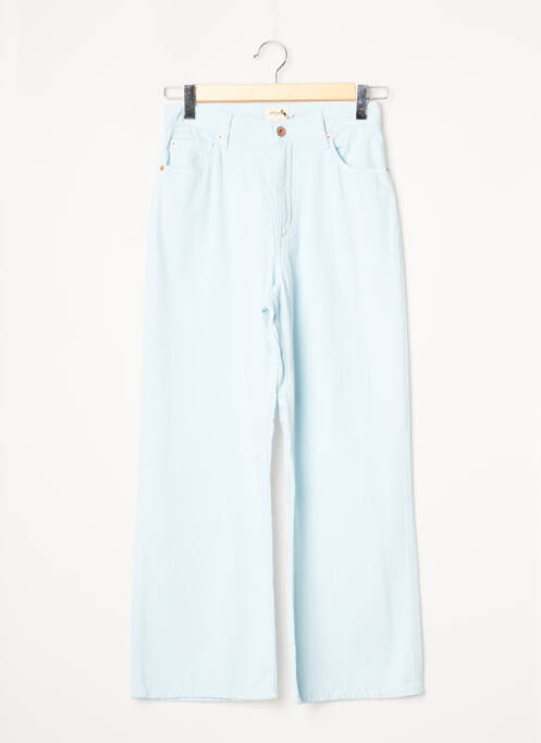Pantalon larg albastru BELLEROSE femeie