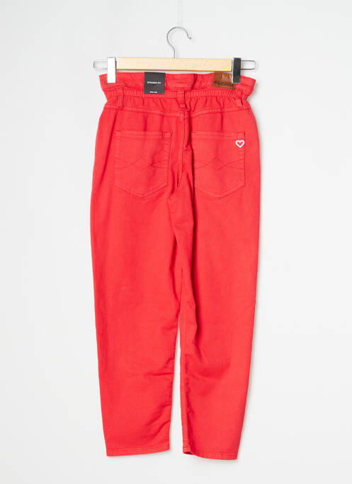 Blugi croială Mom roșu PLEASE fată