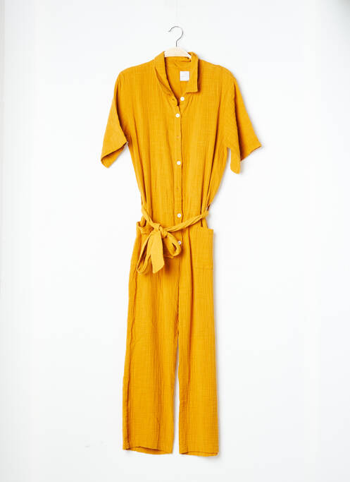 Salopetă-pantalon portocaliu DROLATIC femeie