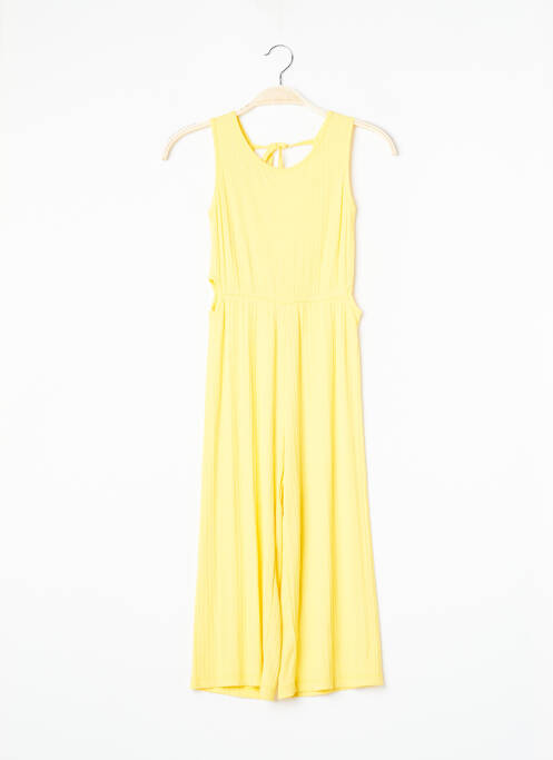 Salopetă-pantalon galben DIXIE fată