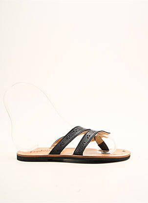 Șlapi negru BILL TORNADE fată