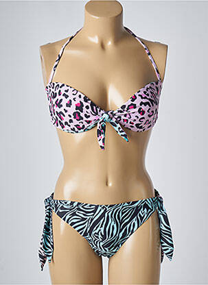 Costum de baie din două piese roz LIU JO femeie